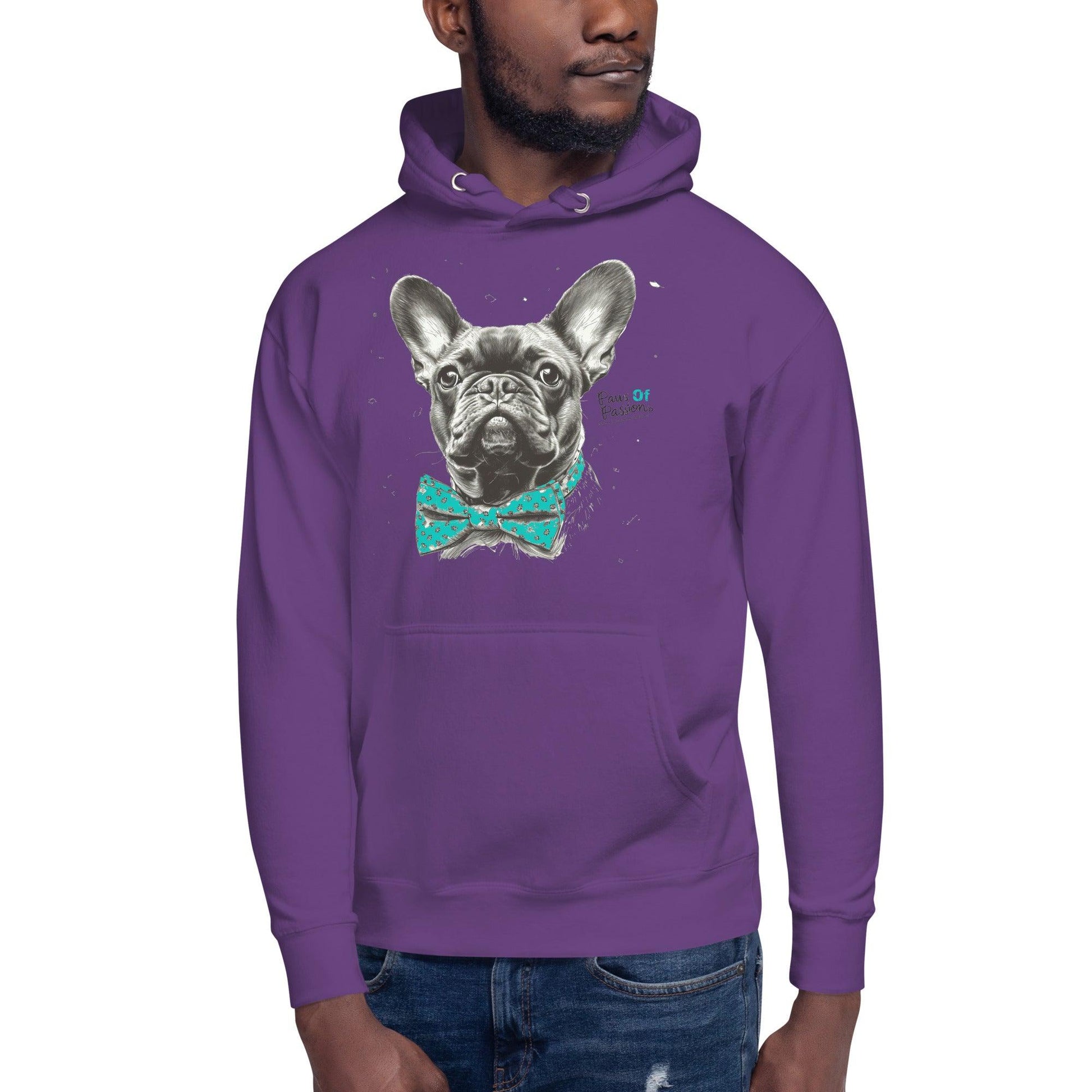 "Paws of Passion" Unisex Hoodie - Frenchie Emporium