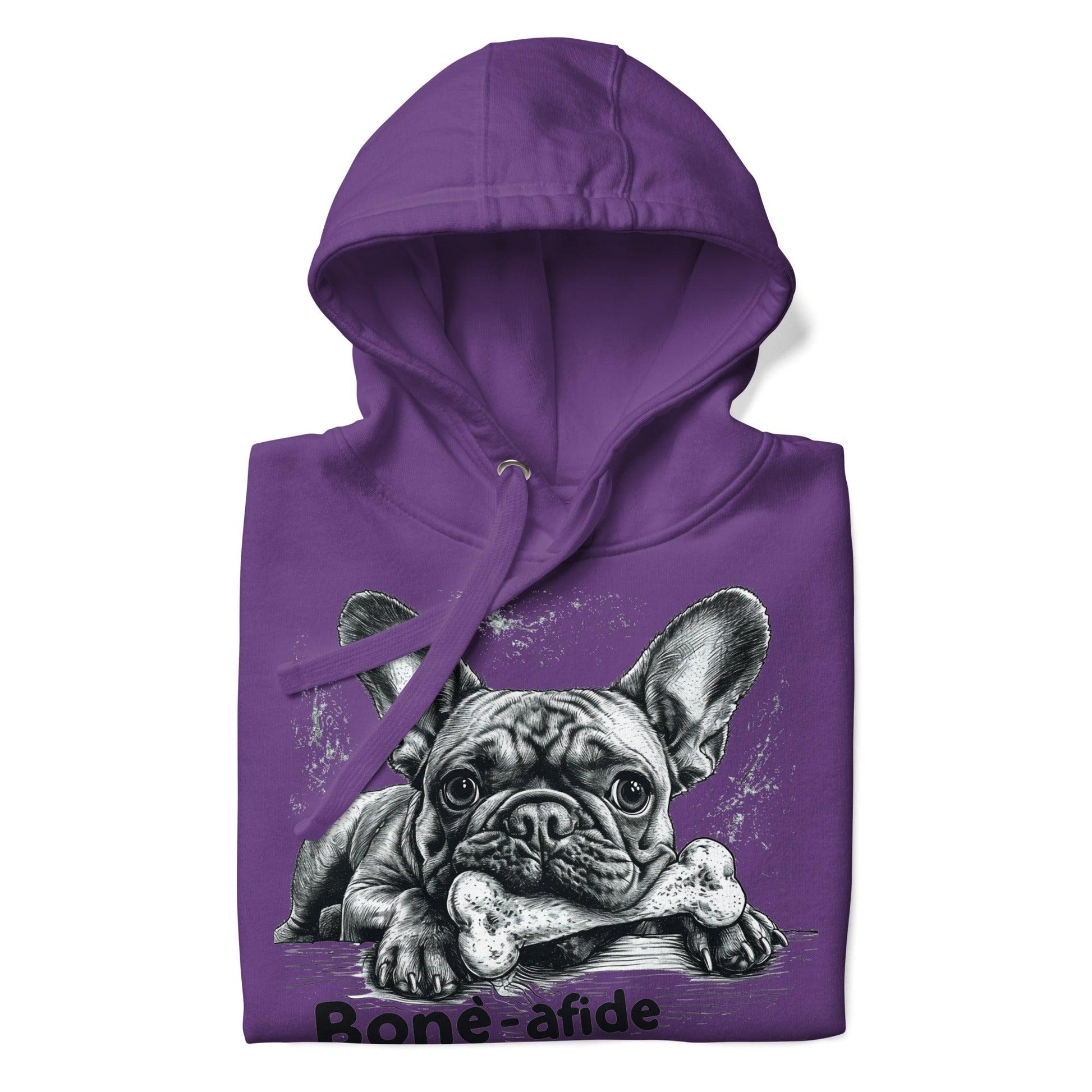"Bone-afide Love" Unisex Hoodie - Frenchie Emporium