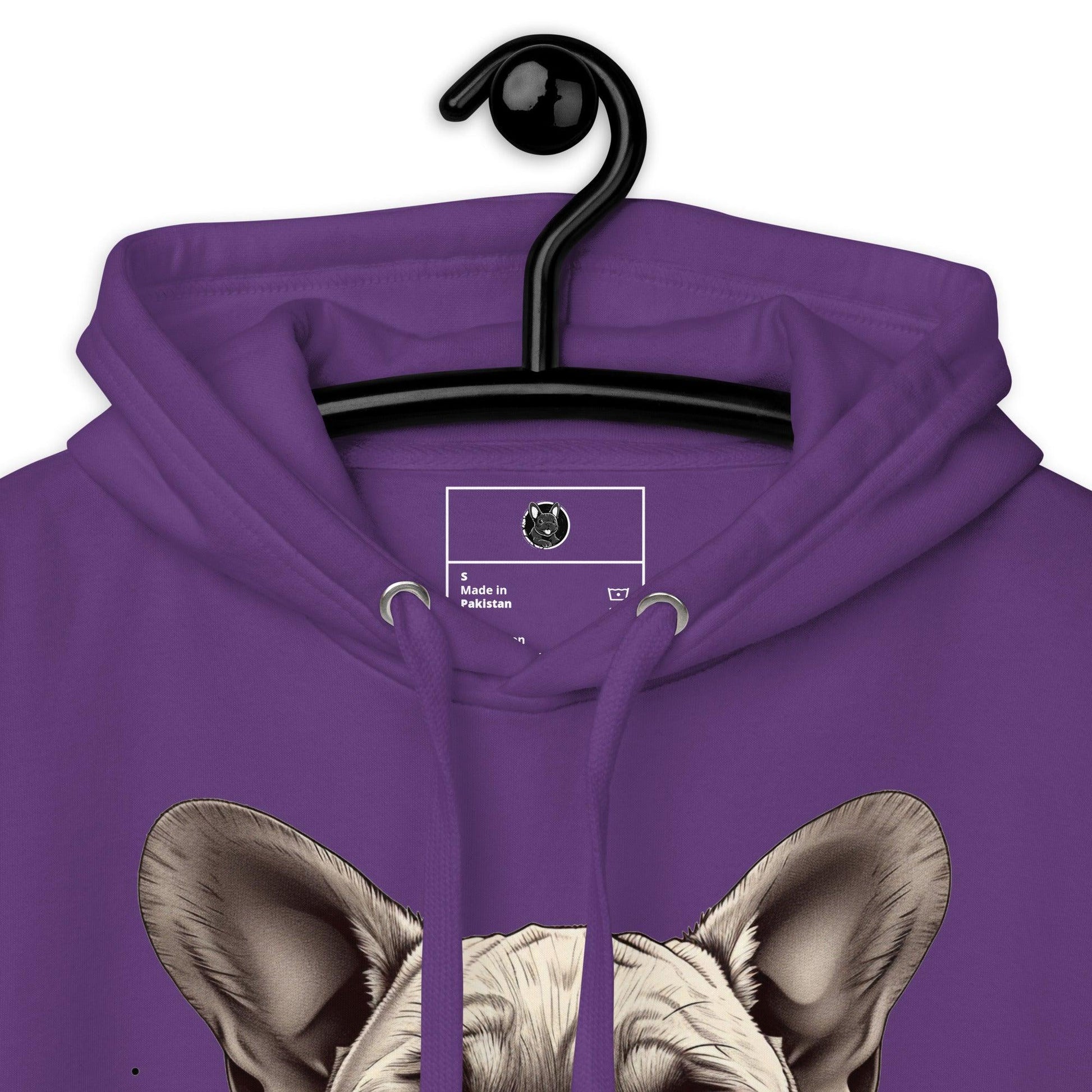 "Rosy Gaze Frenchie" - Unisex Hoodie - Frenchie Emporium