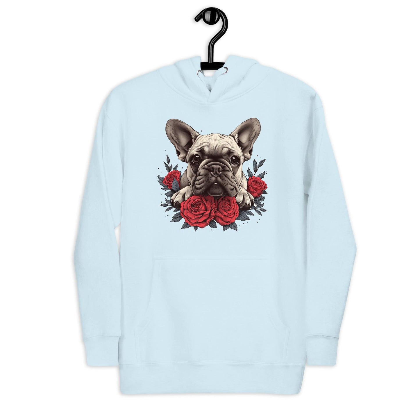 "Rosy Gaze Frenchie" - Unisex Hoodie - Frenchie Emporium