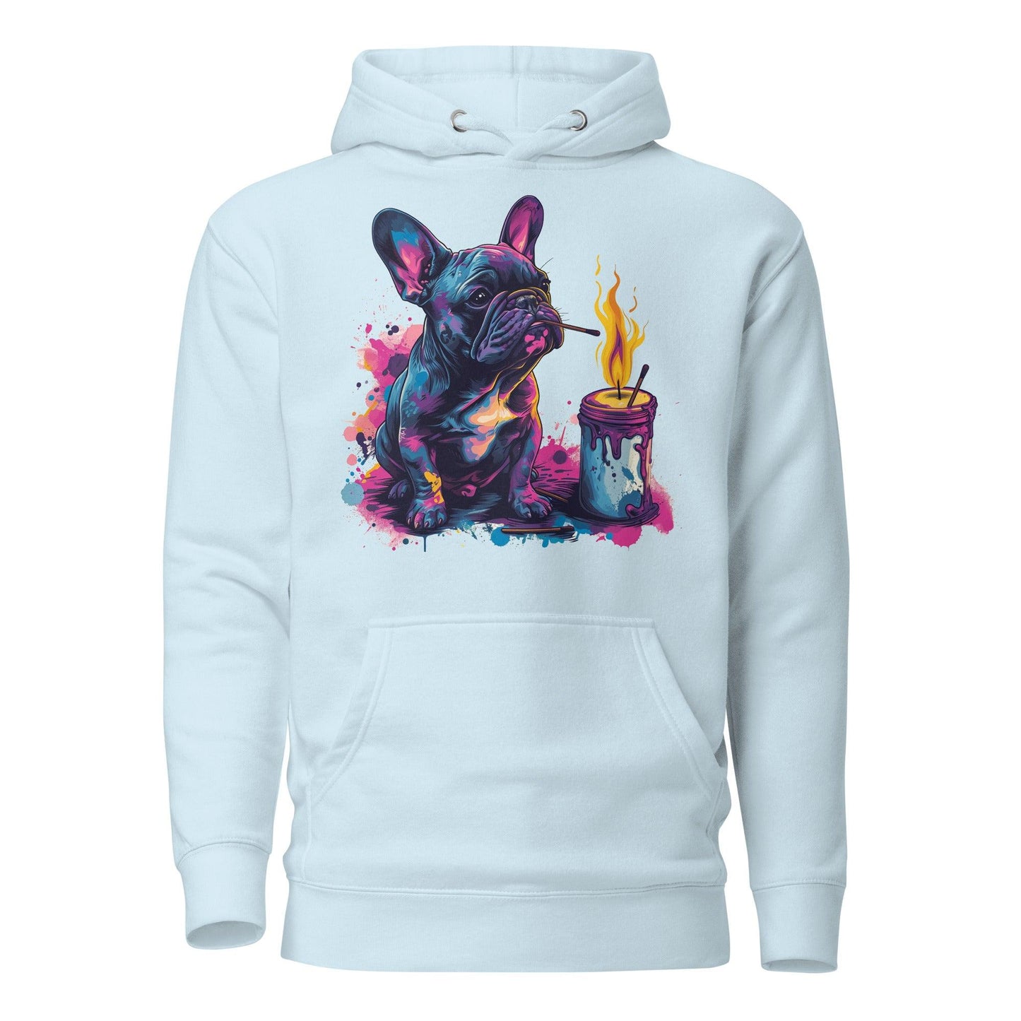 "Light My Fire French Bulldog" - Unisex Hoodie - Frenchie Emporium