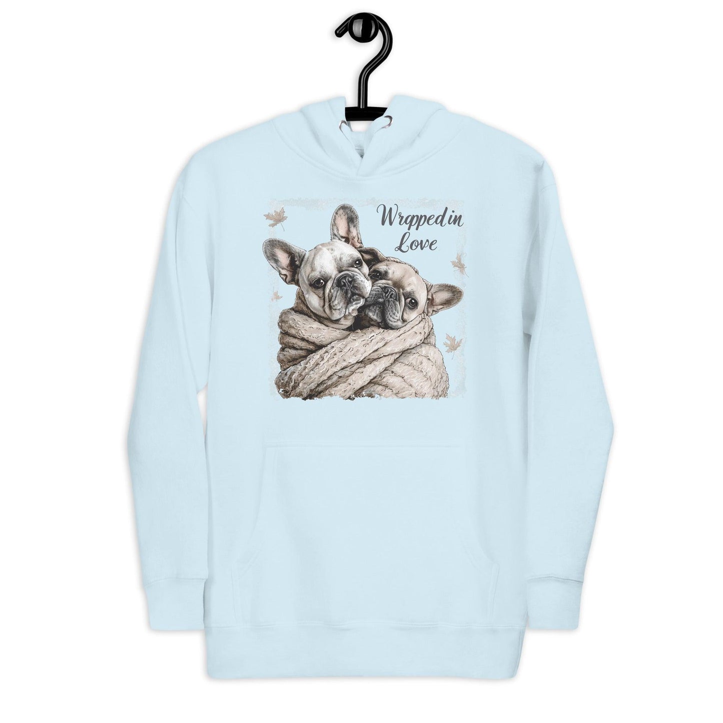 Wrapped in Love" Unisex Hoodie - Frenchie Emporium