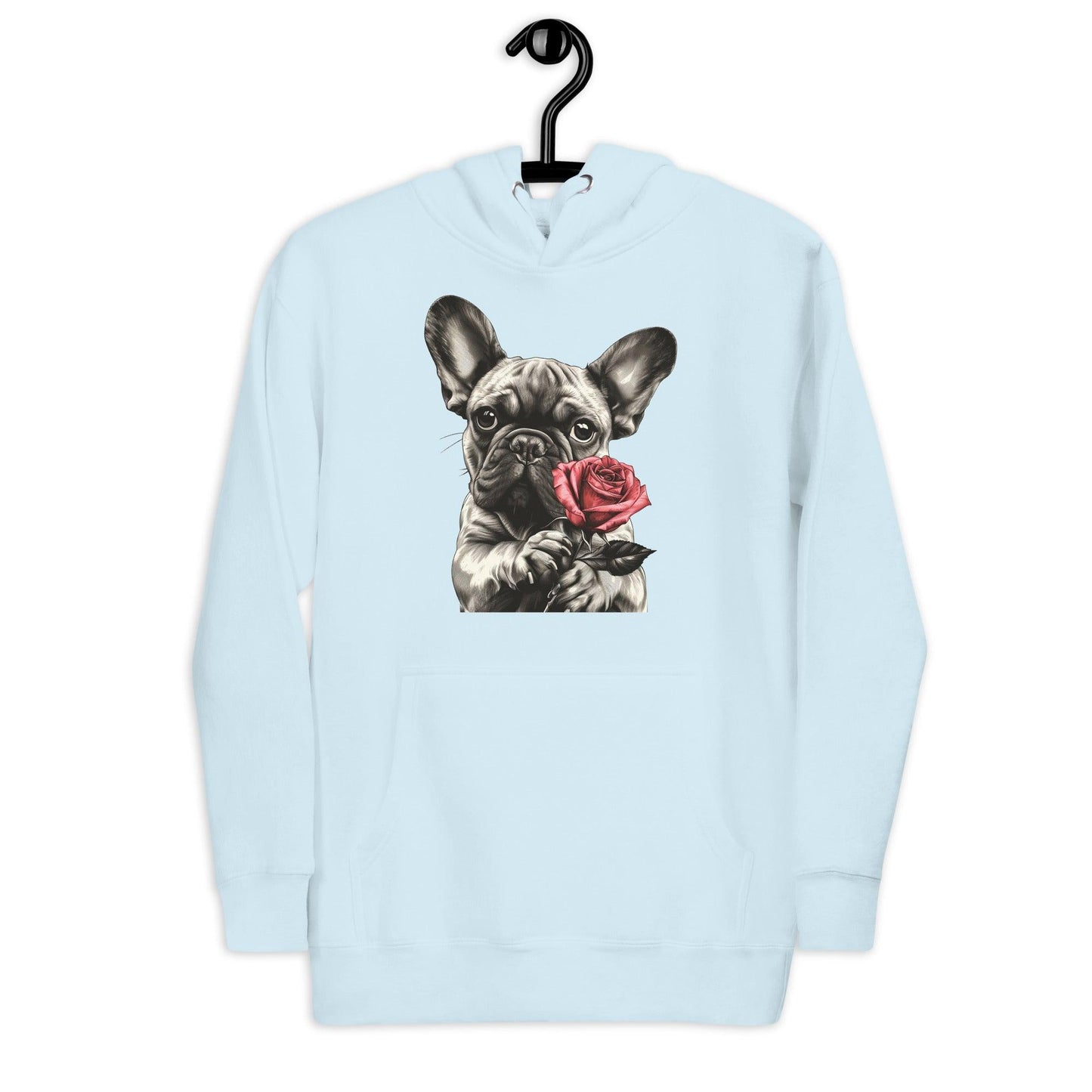 "Rose Embrace" Unisex Hoodie - Frenchie Emporium