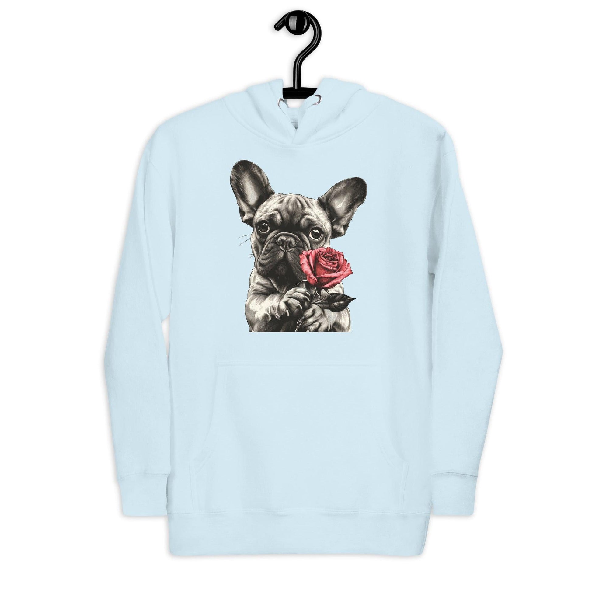 "Rose Embrace" Unisex Hoodie - Frenchie Emporium