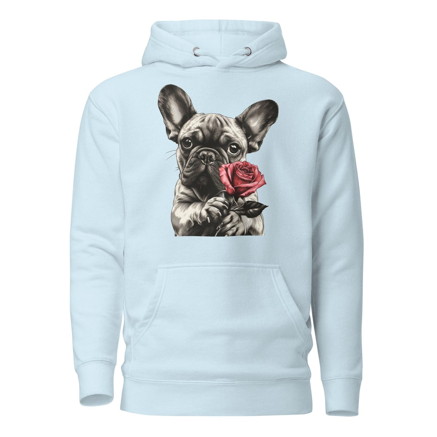 "Rose Embrace" Unisex Hoodie - Frenchie Emporium
