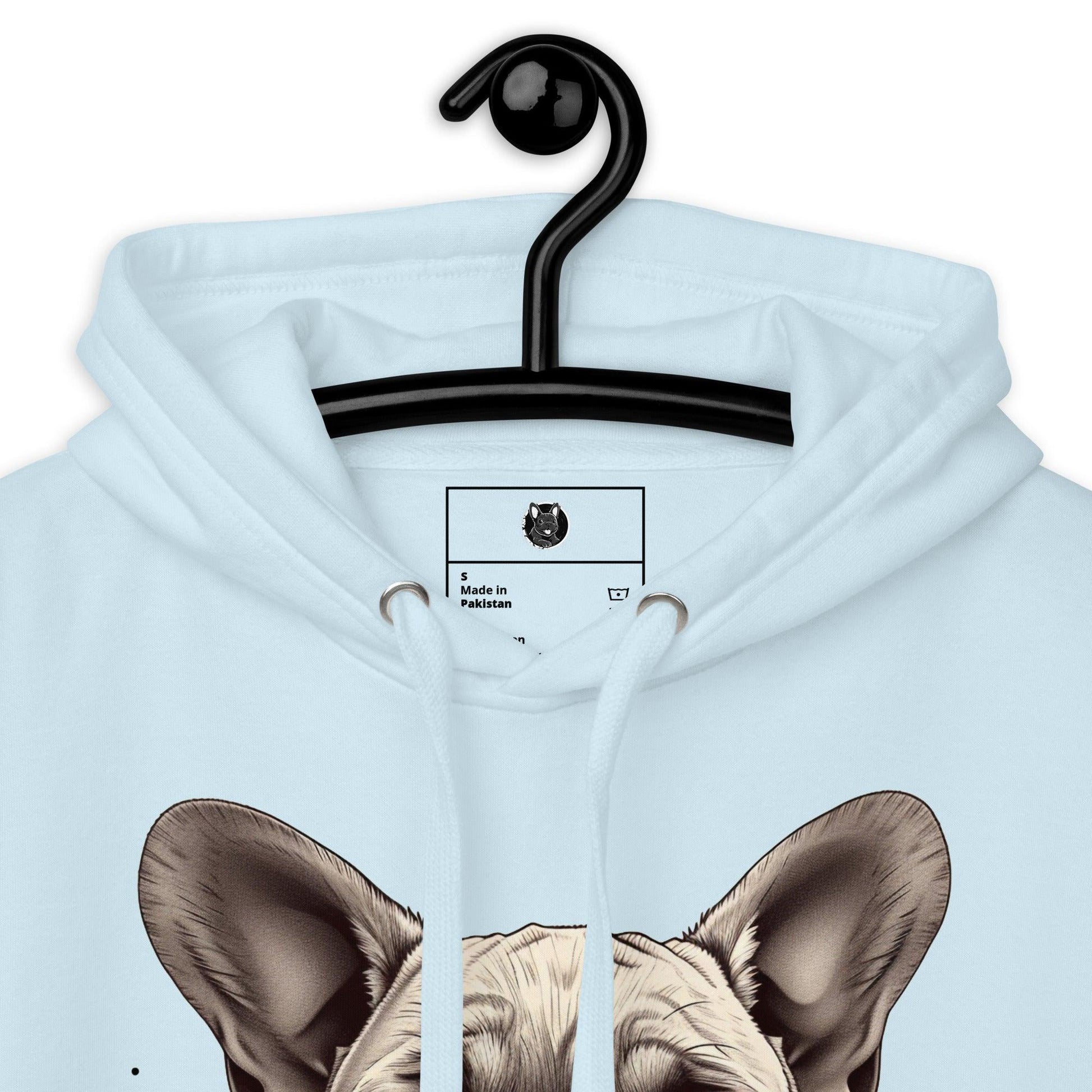 "Rosy Gaze Frenchie" - Unisex Hoodie - Frenchie Emporium