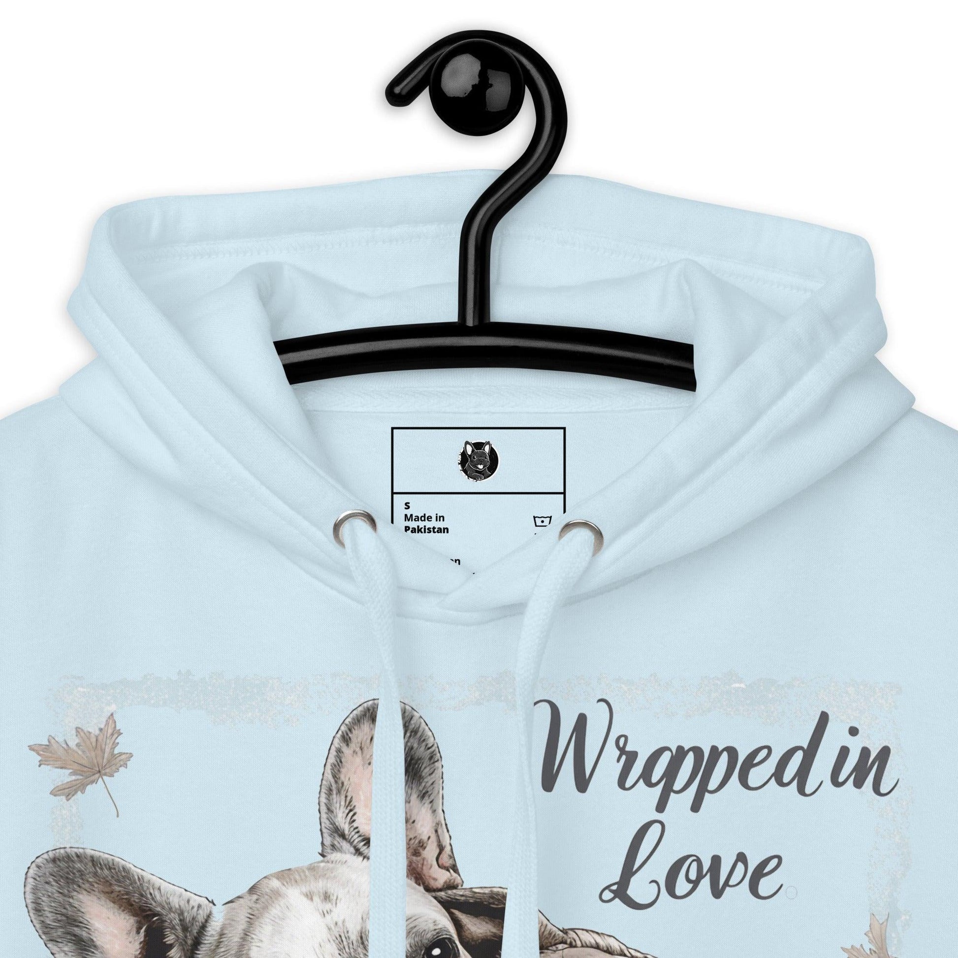 Wrapped in Love" Unisex Hoodie - Frenchie Emporium