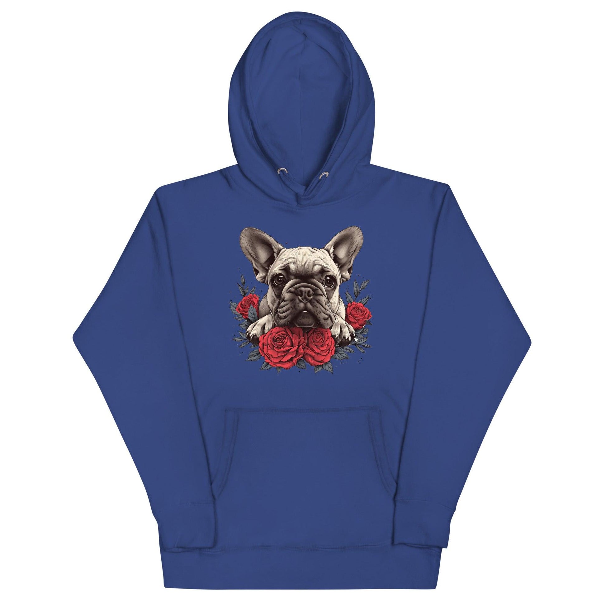 "Rosy Gaze Frenchie" - Unisex Hoodie - Frenchie Emporium