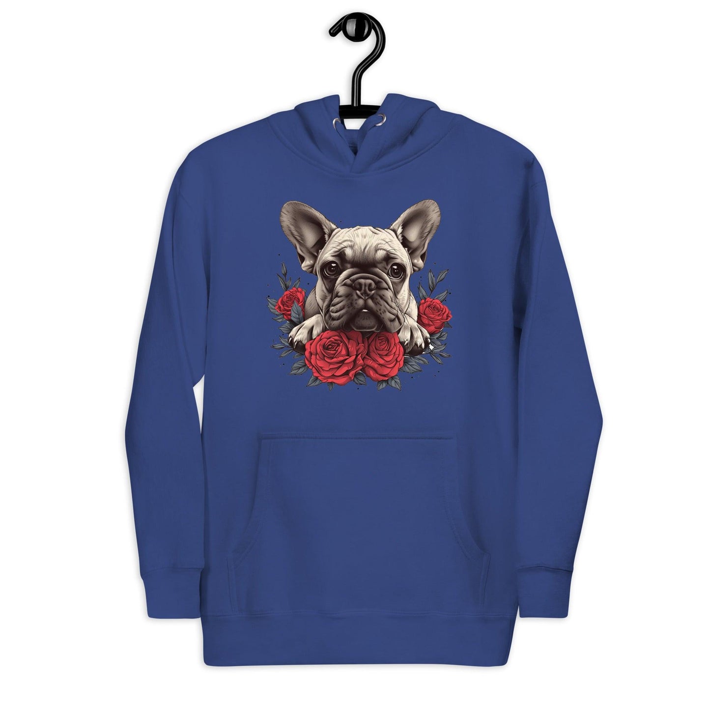 "Rosy Gaze Frenchie" - Unisex Hoodie - Frenchie Emporium