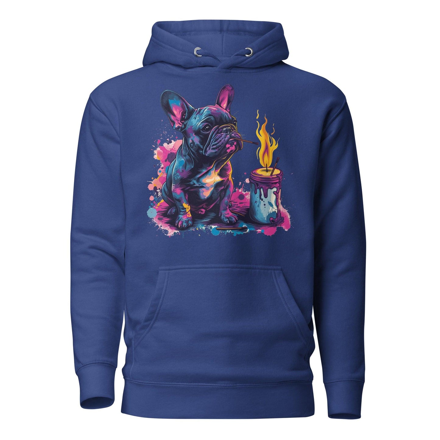 "Light My Fire French Bulldog" - Unisex Hoodie - Frenchie Emporium