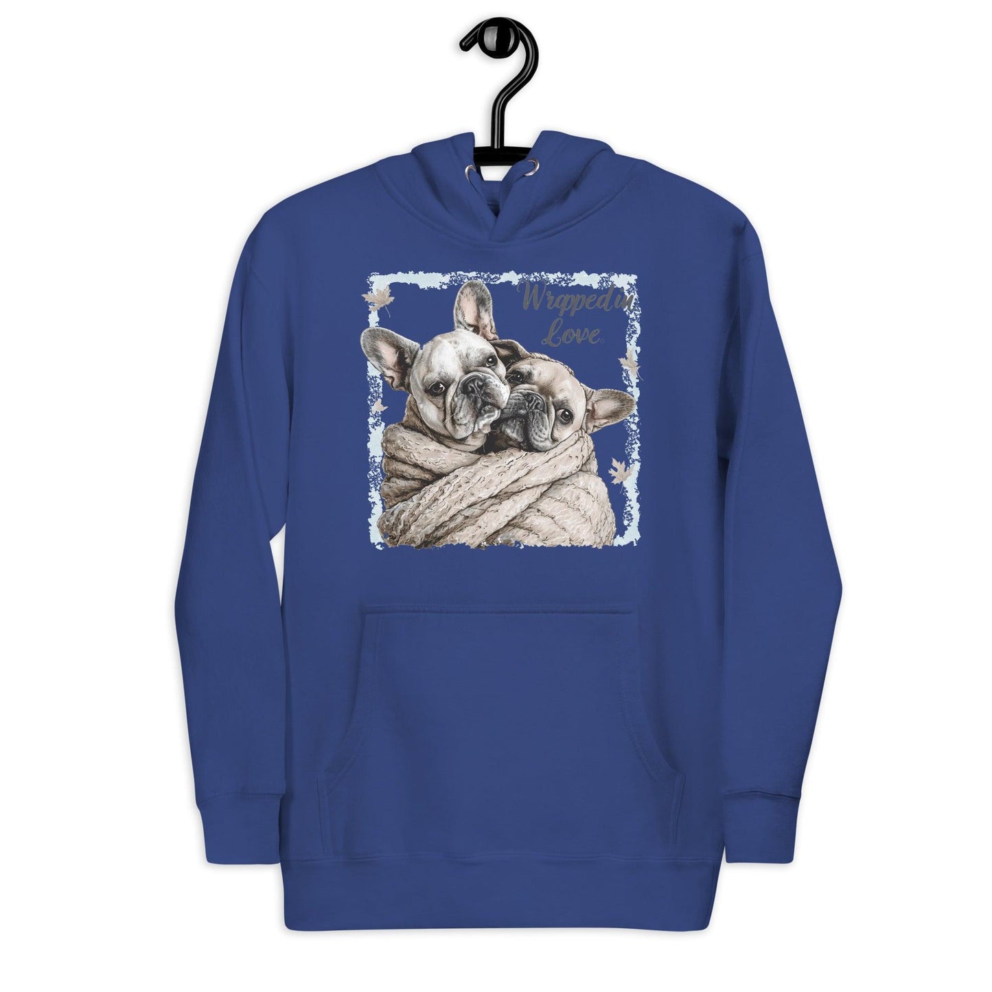 Wrapped in Love" Unisex Hoodie - Frenchie Emporium
