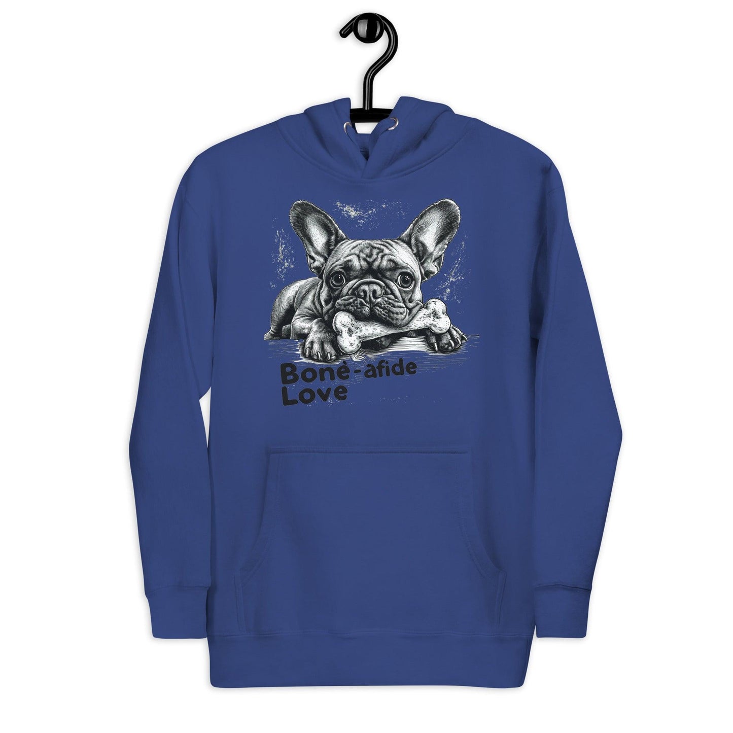 "Bone-afide Love" Unisex Hoodie - Frenchie Emporium