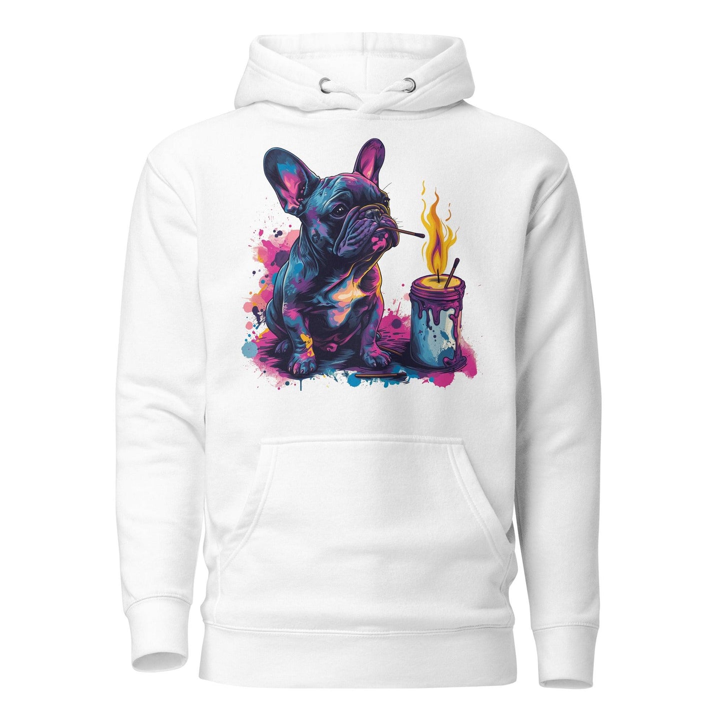"Light My Fire French Bulldog" - Unisex Hoodie - Frenchie Emporium
