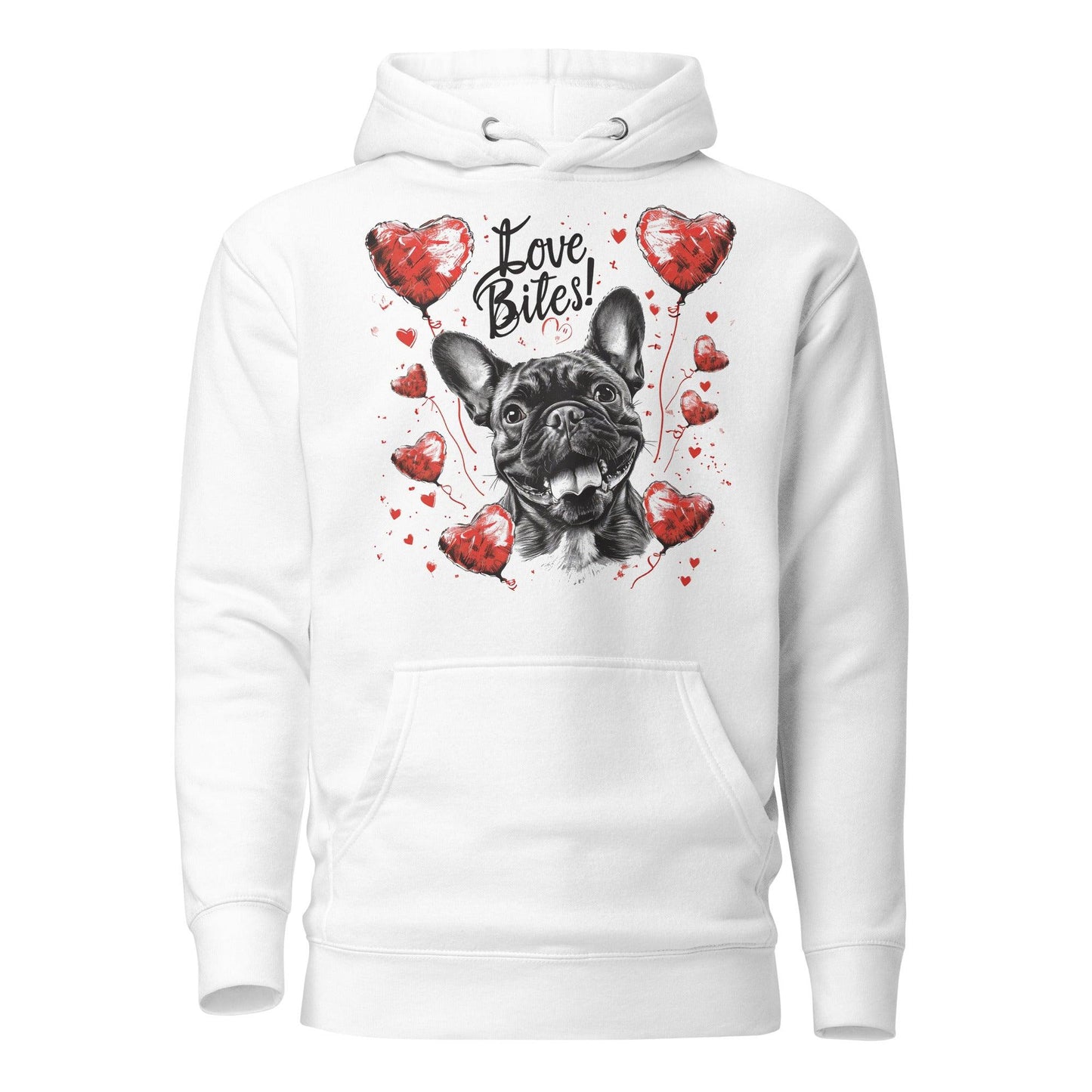 "Love Bites!"- Unisex Hoodie - Frenchie Emporium