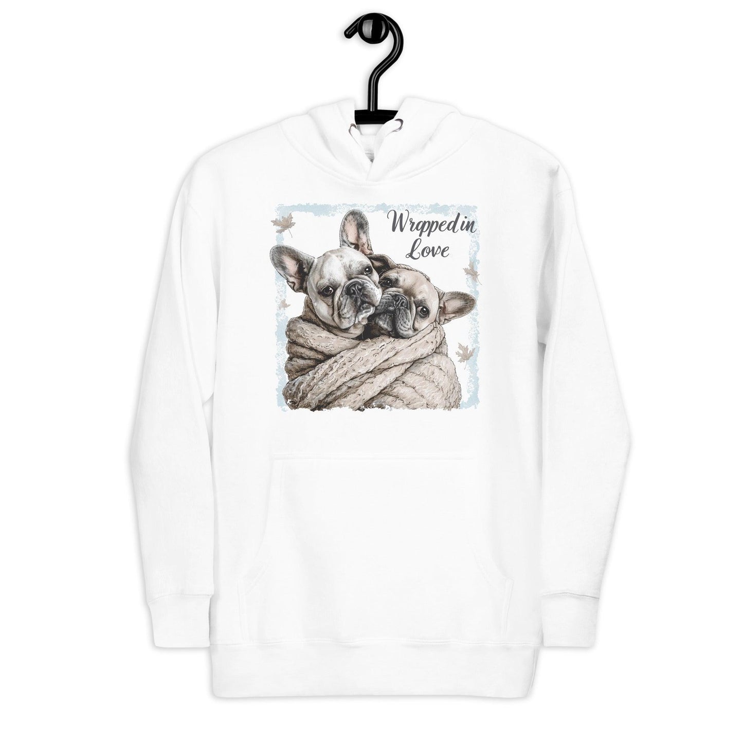 Wrapped in Love" Unisex Hoodie - Frenchie Emporium
