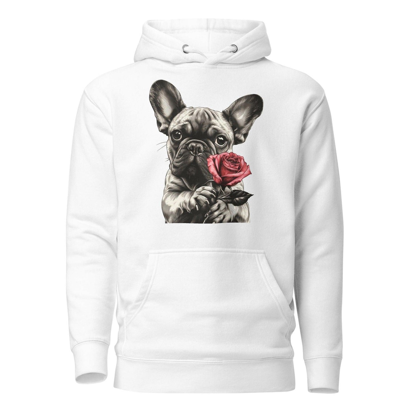 "Rose Embrace" Unisex Hoodie - Frenchie Emporium