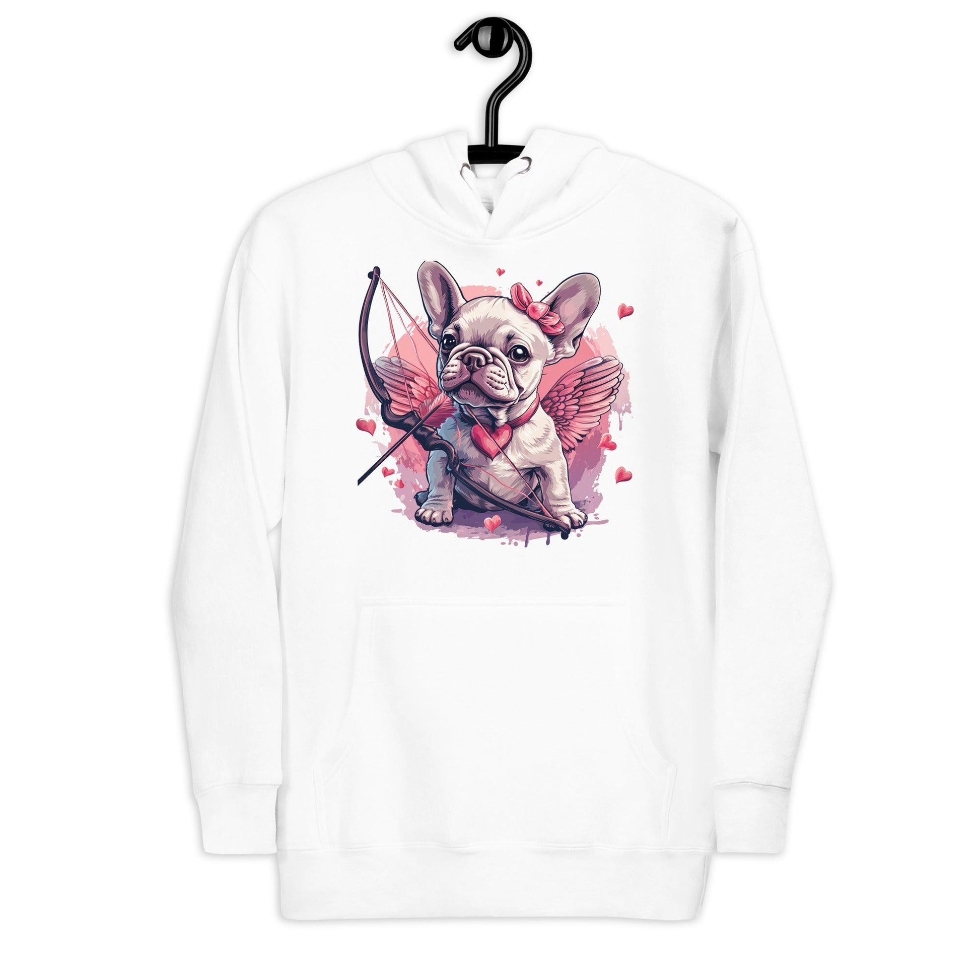 "Cupid's Companion" Unisex Hoodie - Frenchie Emporium