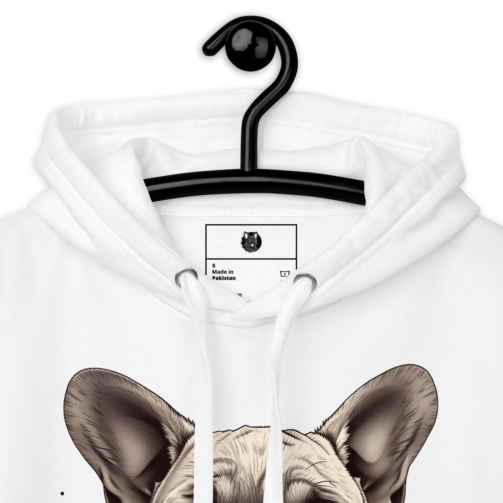 "Rosy Gaze Frenchie" - Unisex Hoodie - Frenchie Emporium