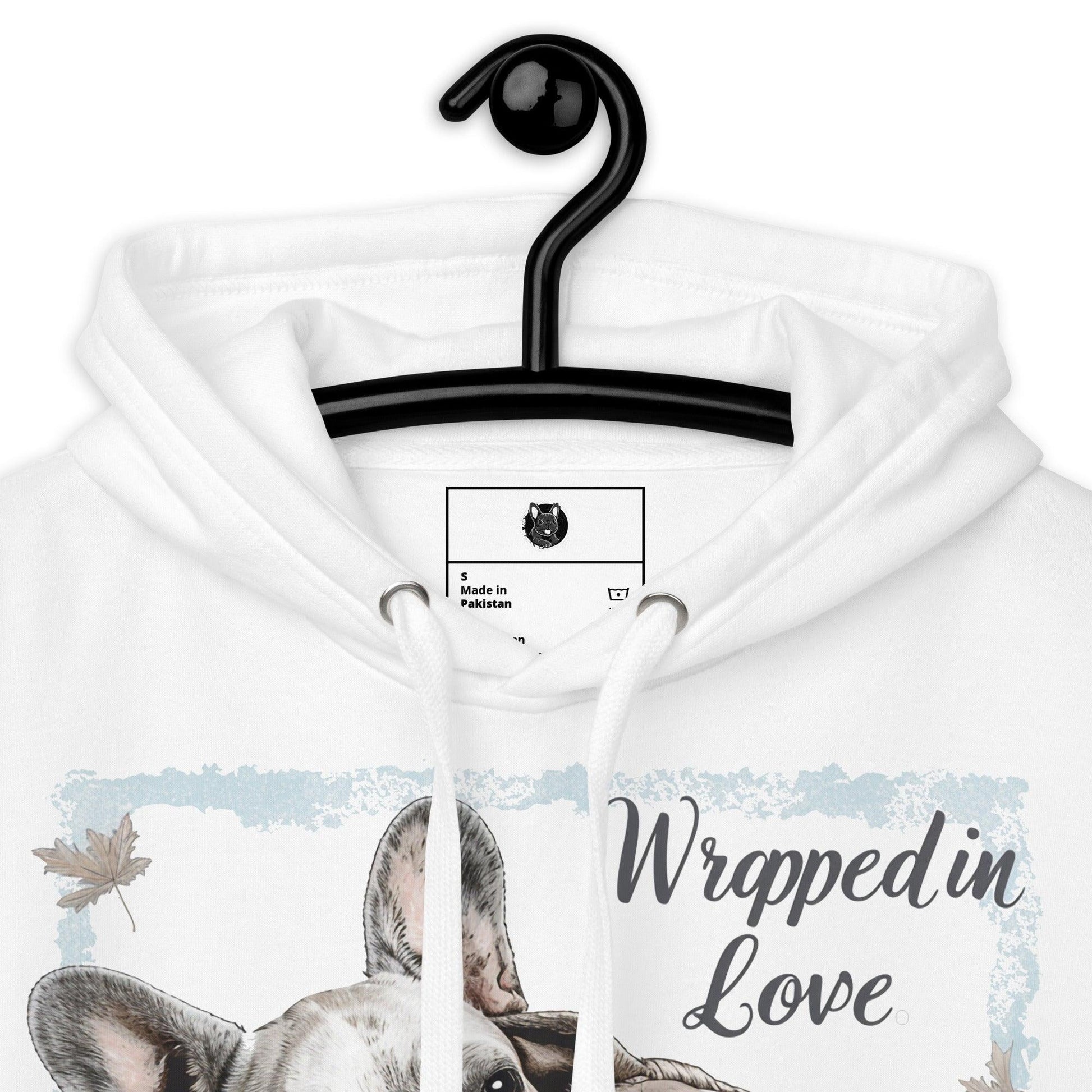 Wrapped in Love" Unisex Hoodie - Frenchie Emporium