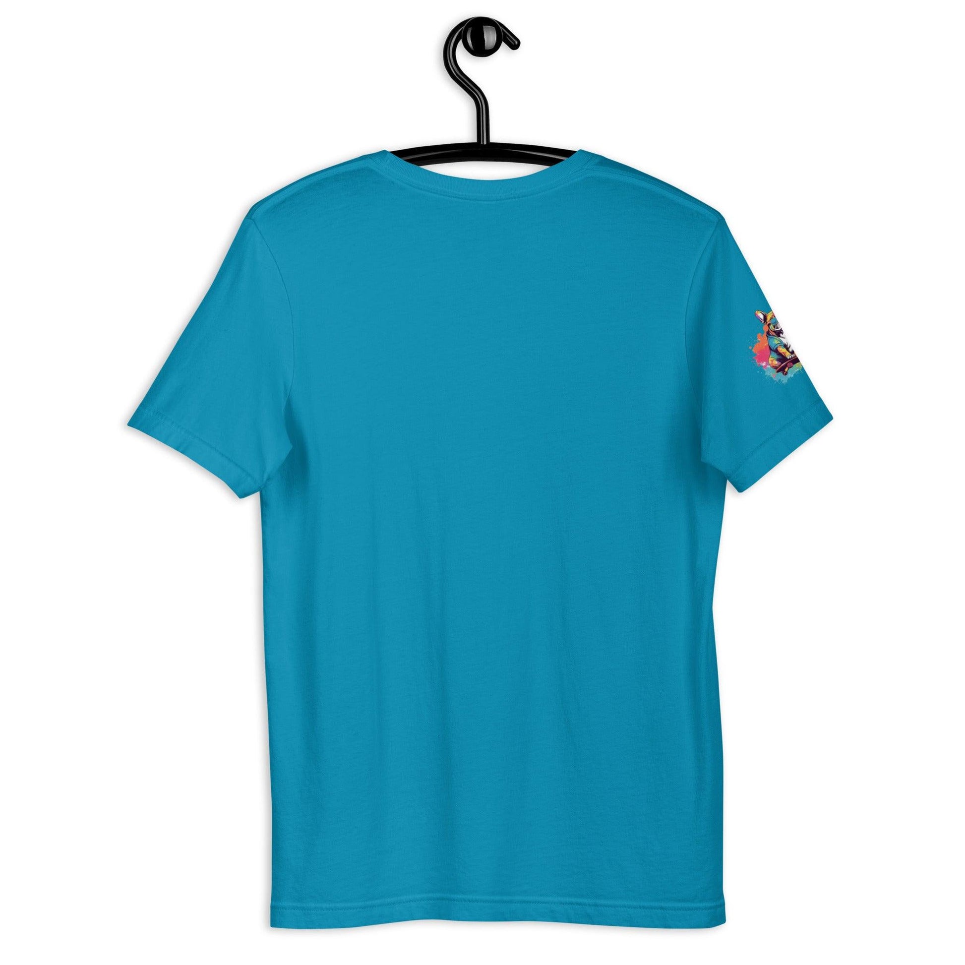 Skateboard Frenchie Unisex T-shirt - Frenchie Emporium