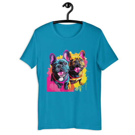 French Bulldog Playful Duo - Unisex t-shirt - Frenchie Emporium