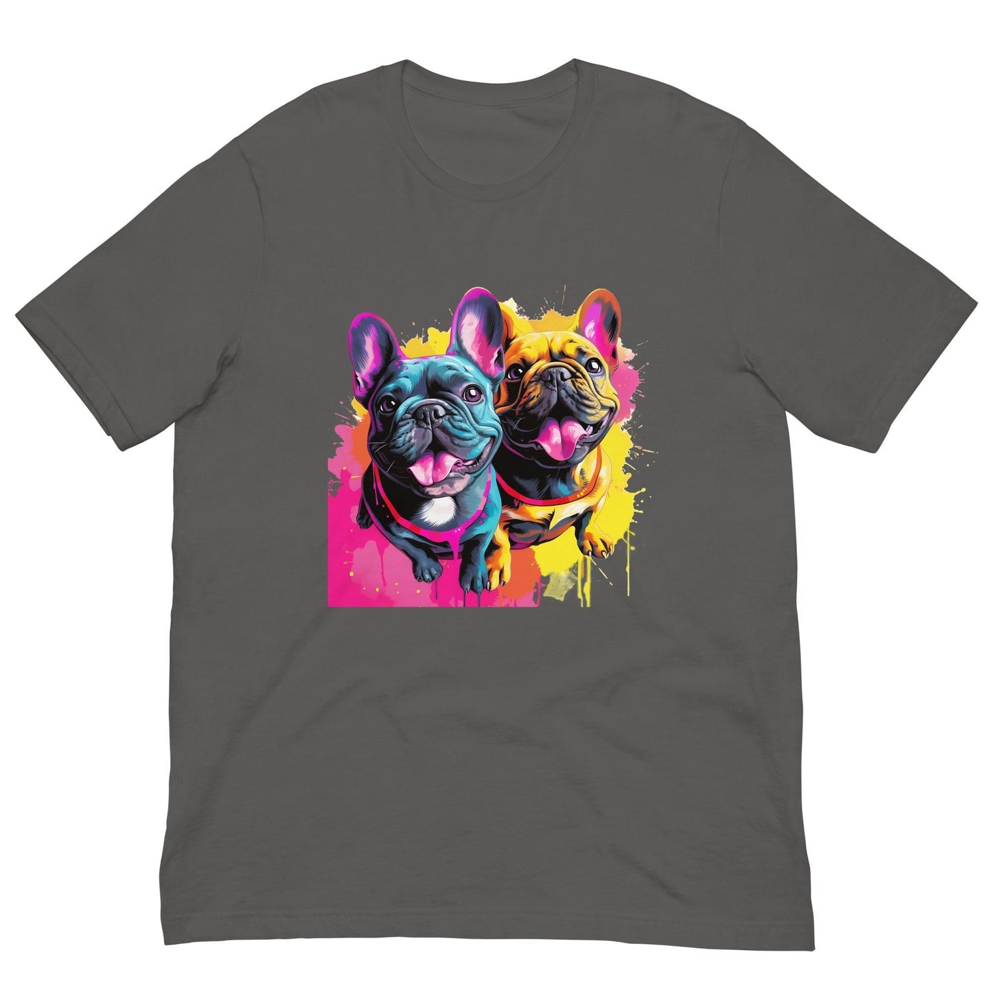 French Bulldog Playful Duo - Unisex t-shirt