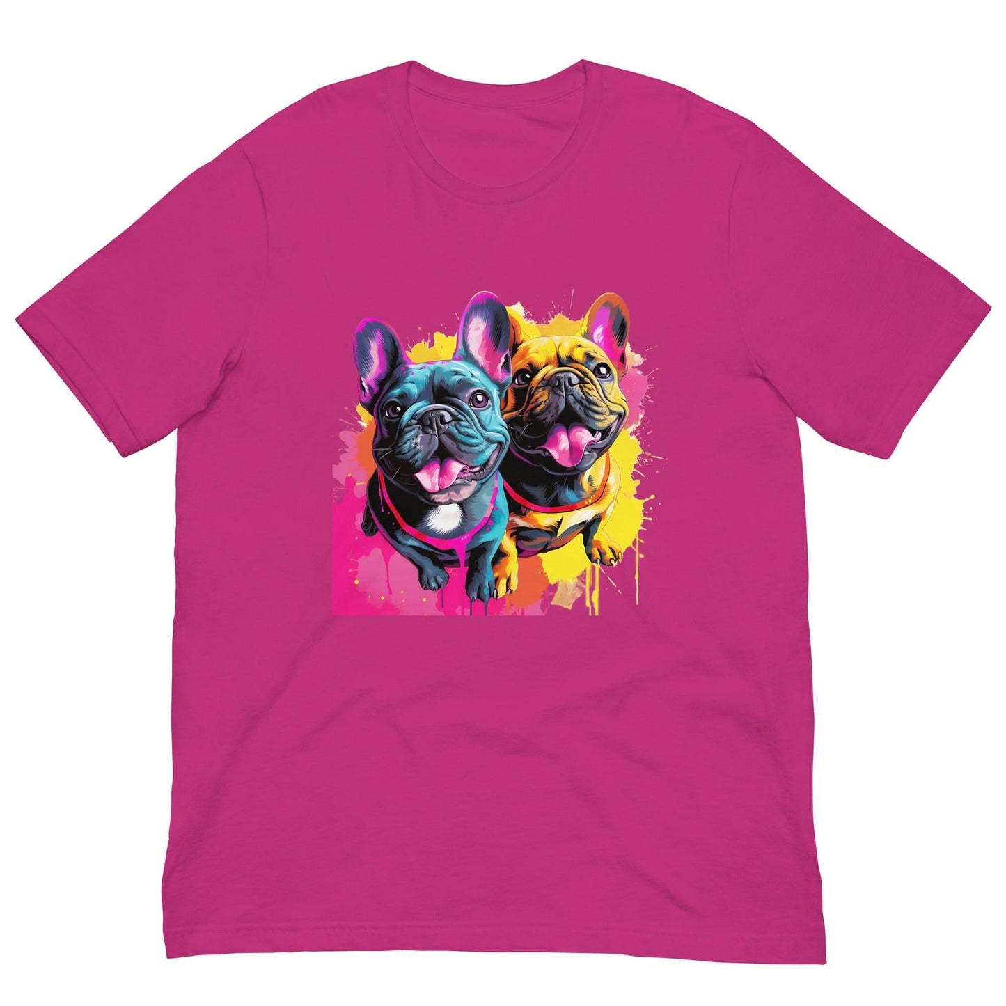 French Bulldog Playful Duo - Unisex t-shirt