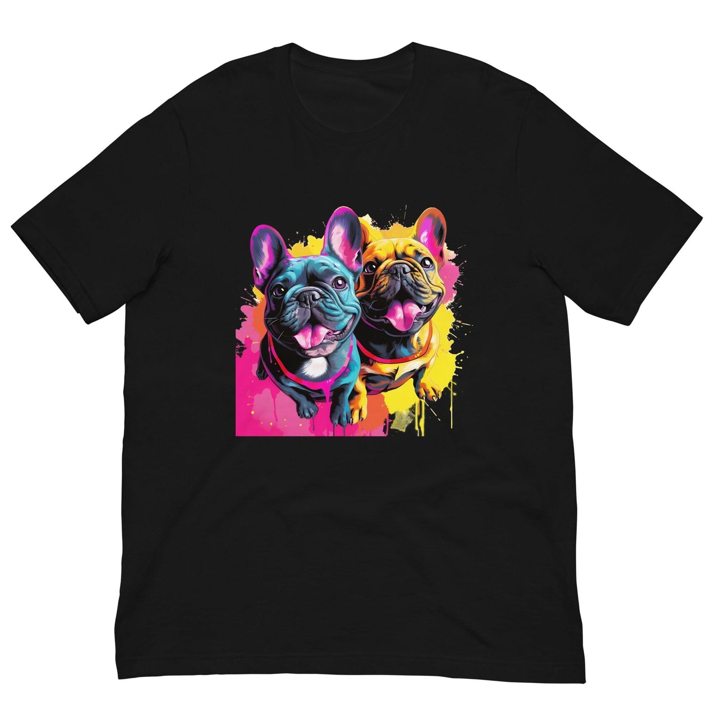 French Bulldog Playful Duo - Unisex t-shirt