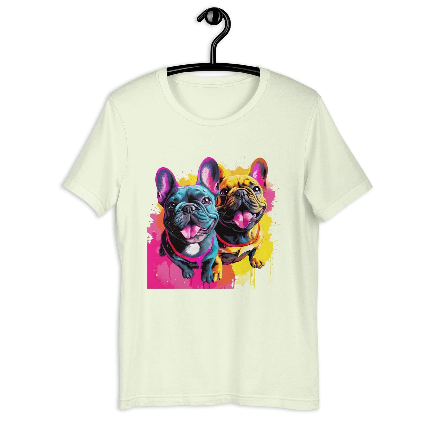French Bulldog Playful Duo - Unisex t-shirt
