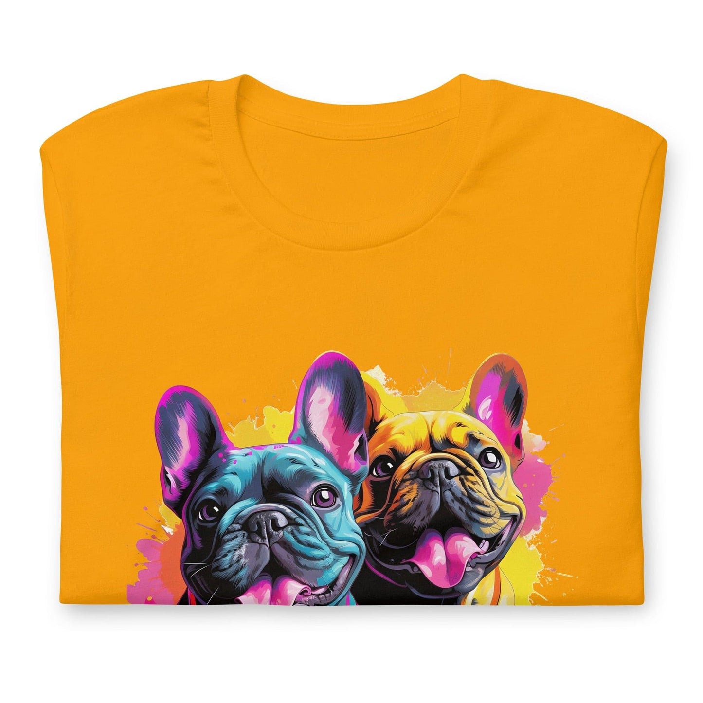 French Bulldog Playful Duo - Unisex t-shirt