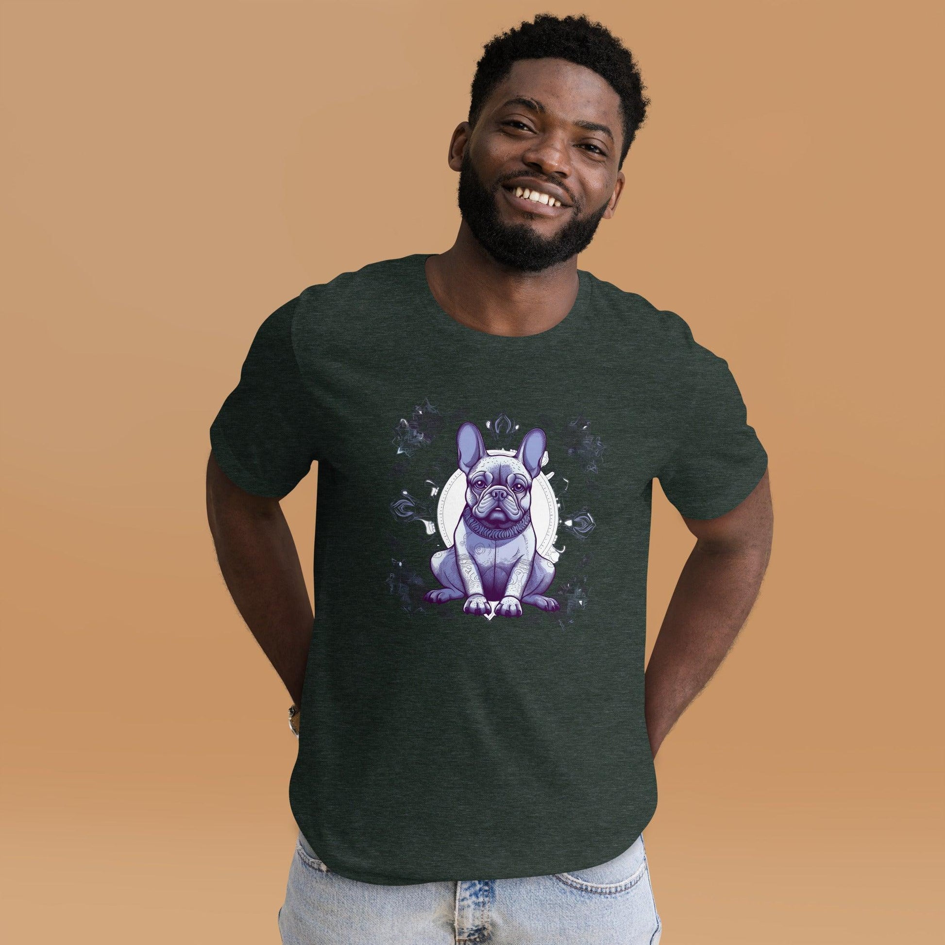 Zen Frenchie Yoga Pose-Unisex T-shirt - Frenchie Emporium