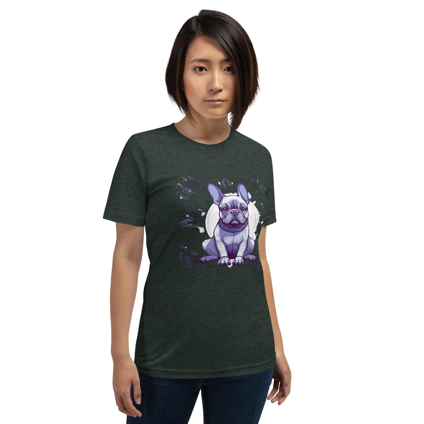 Zen Frenchie Yoga Pose-Unisex T-shirt - Frenchie Emporium