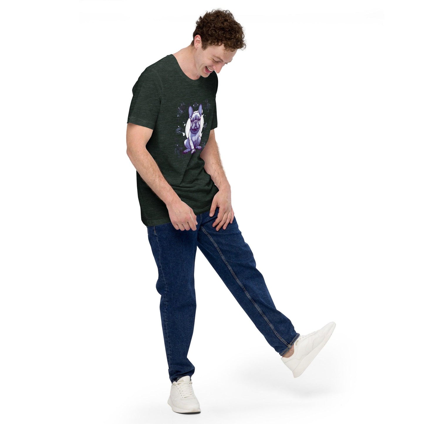 Zen Frenchie Yoga Pose-Unisex T-shirt - Frenchie Emporium