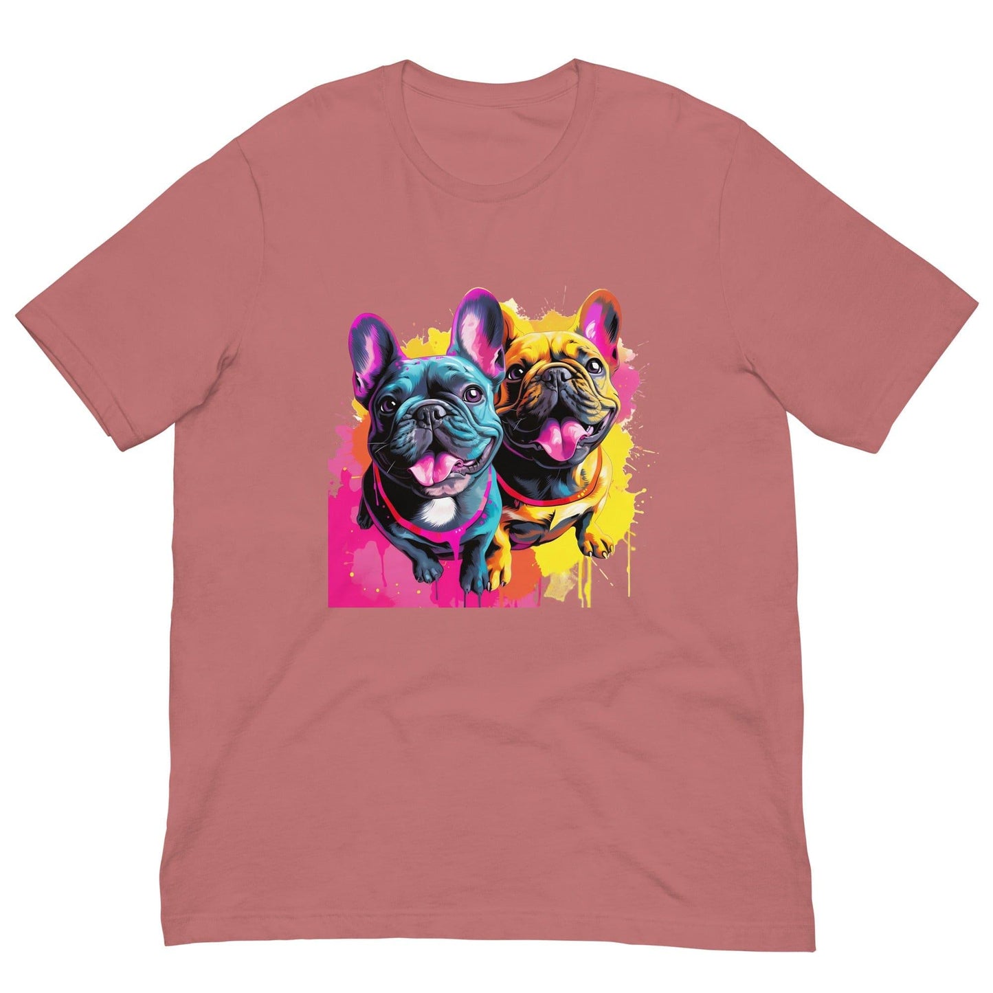 French Bulldog Playful Duo - Unisex t-shirt