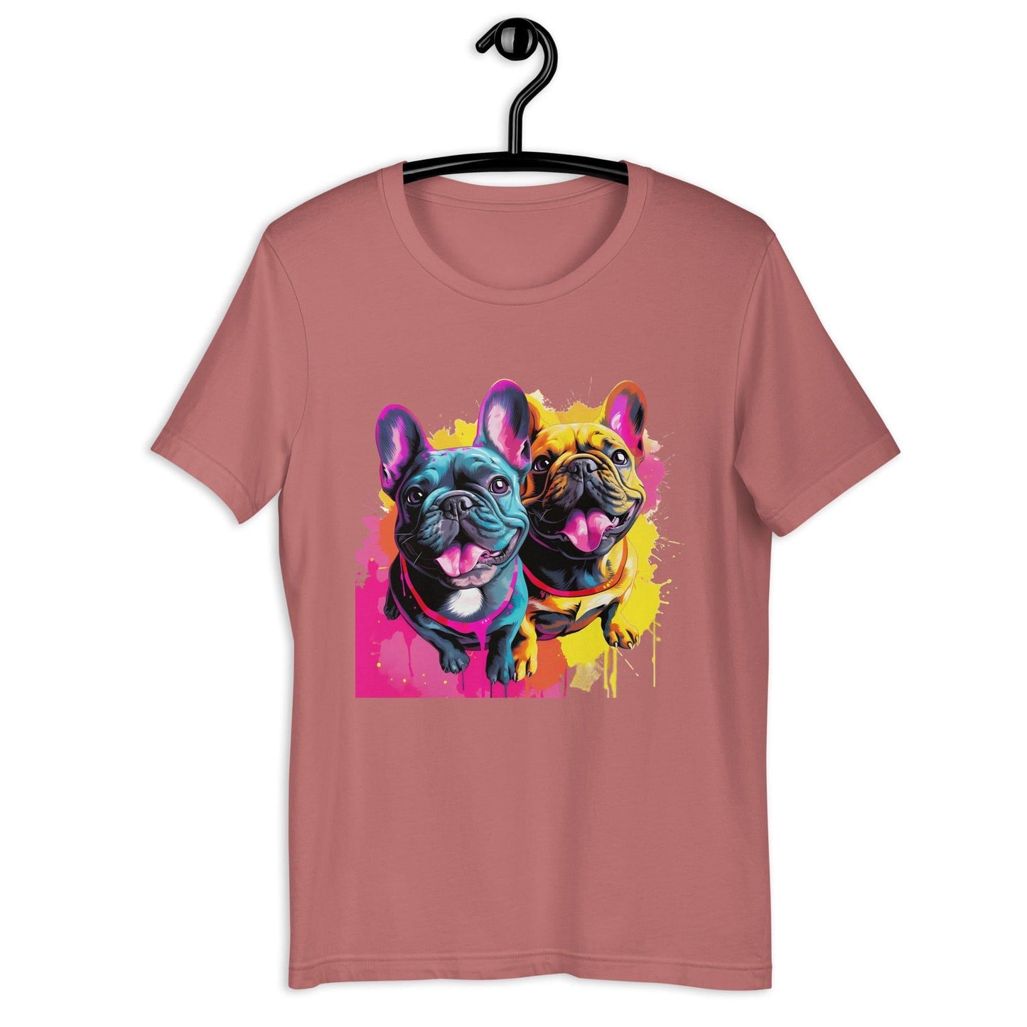 French Bulldog Playful Duo - Unisex t-shirt