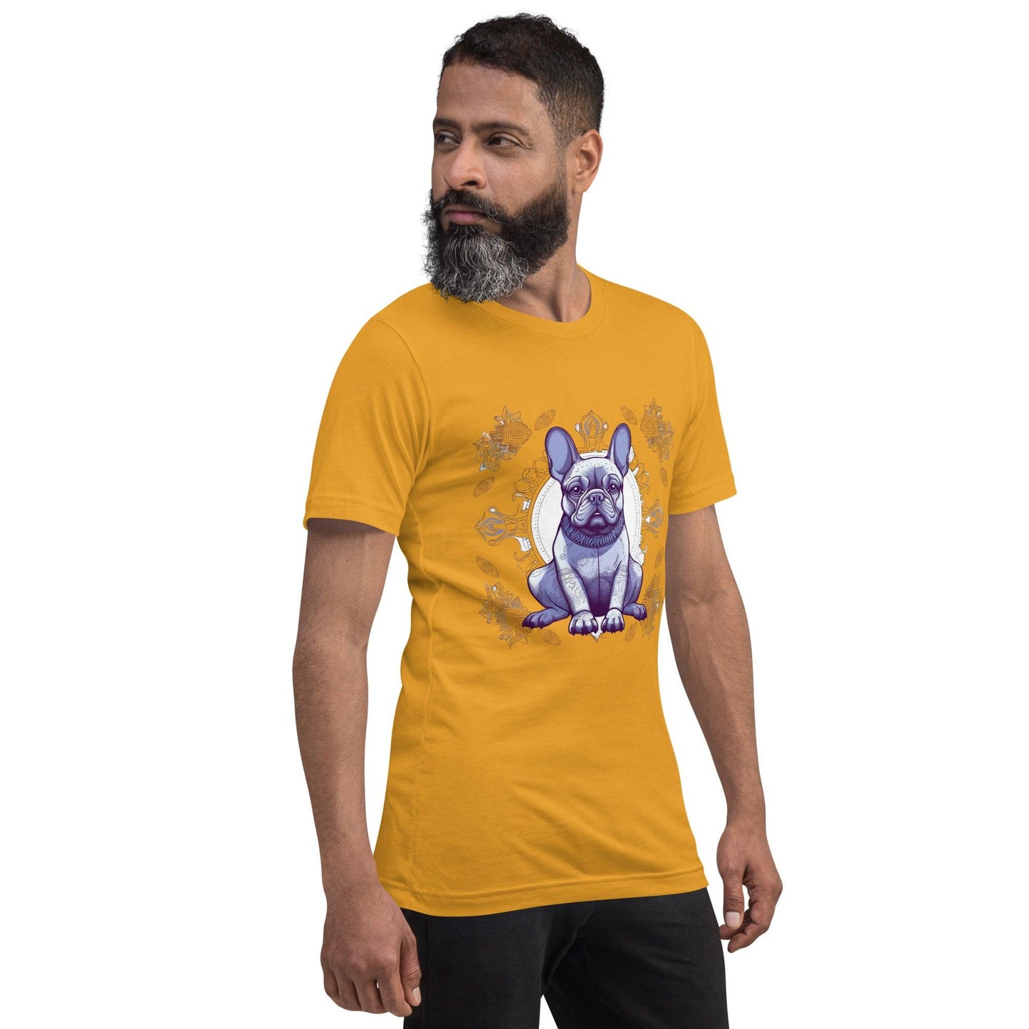 Zen Frenchie Yoga Pose-Unisex T-shirt - Frenchie Emporium