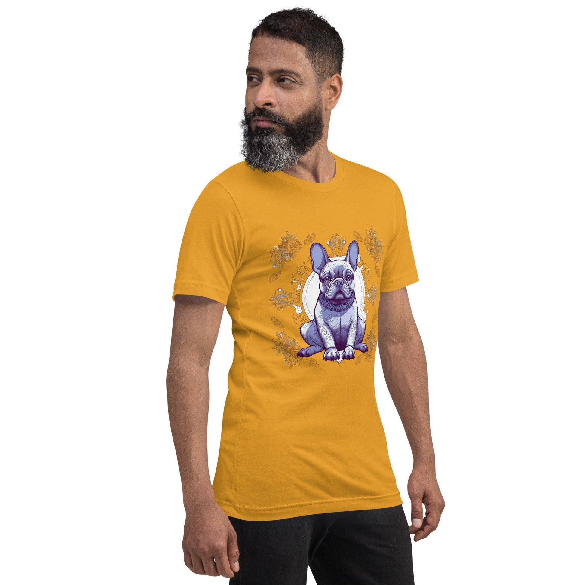 Zen Frenchie Yoga Pose-Unisex T-shirt - Frenchie Emporium
