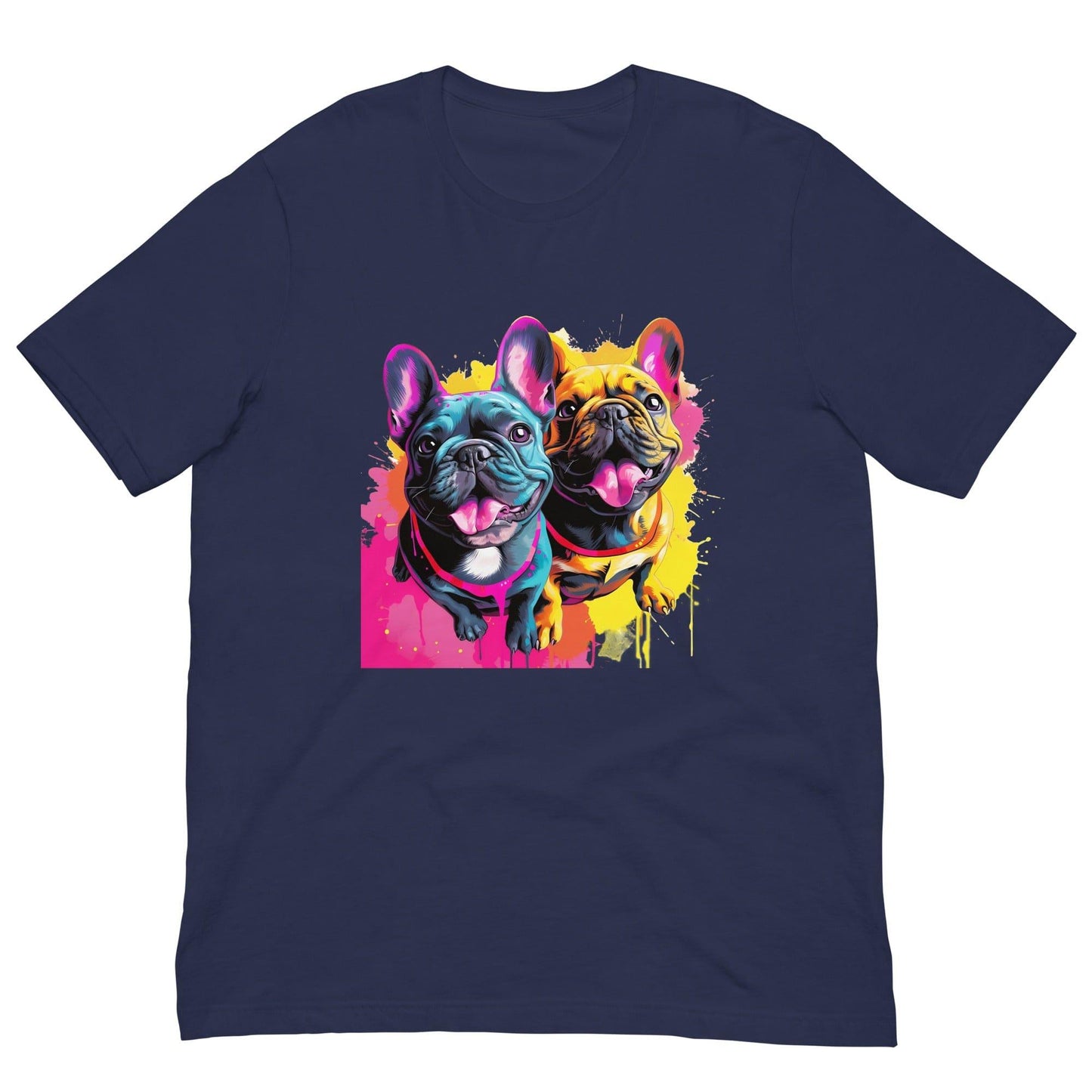 French Bulldog Playful Duo - Unisex t-shirt
