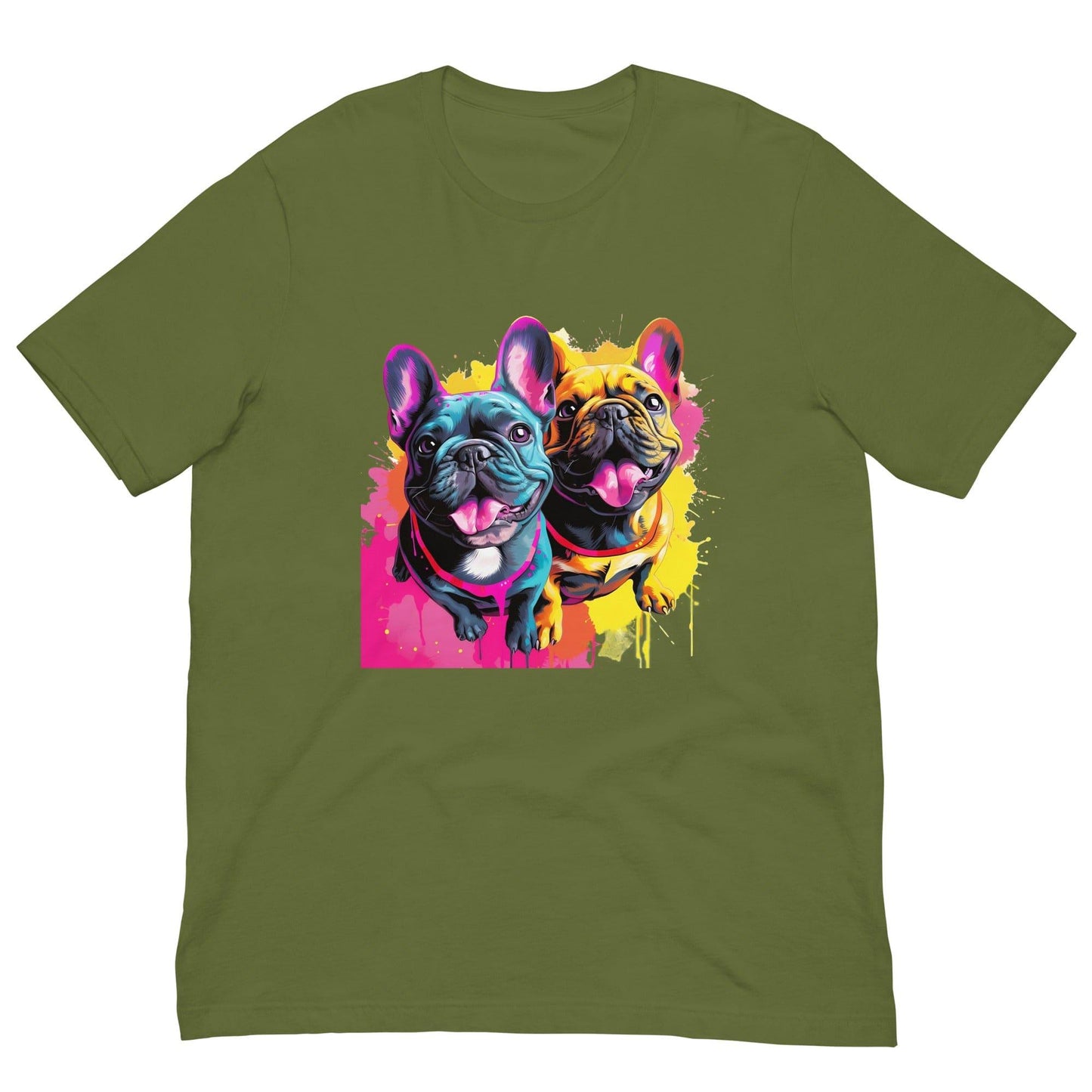 French Bulldog Playful Duo - Unisex t-shirt