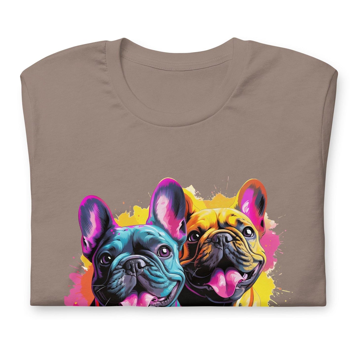 French Bulldog Playful Duo - Unisex t-shirt