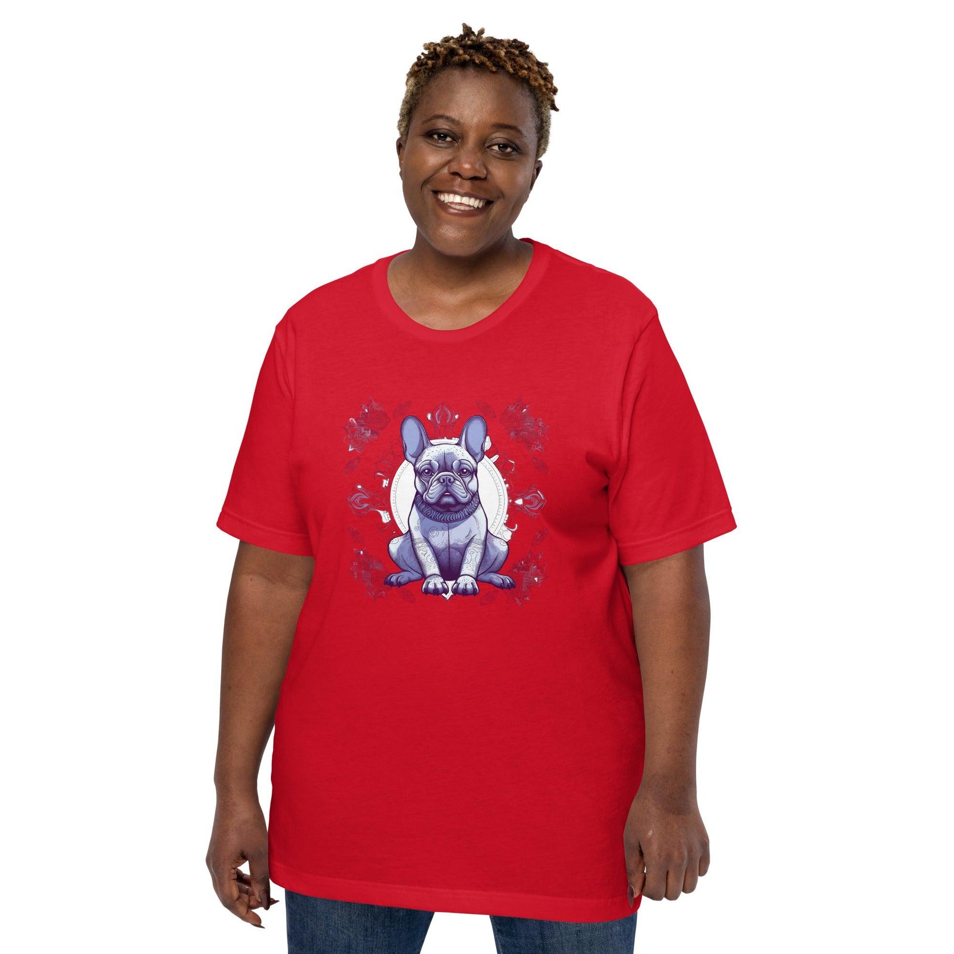 Zen Frenchie Yoga Pose-Unisex T-shirt - Frenchie Emporium