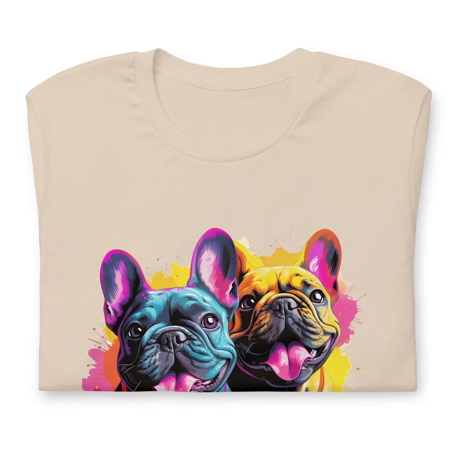 French Bulldog Playful Duo - Unisex t-shirt