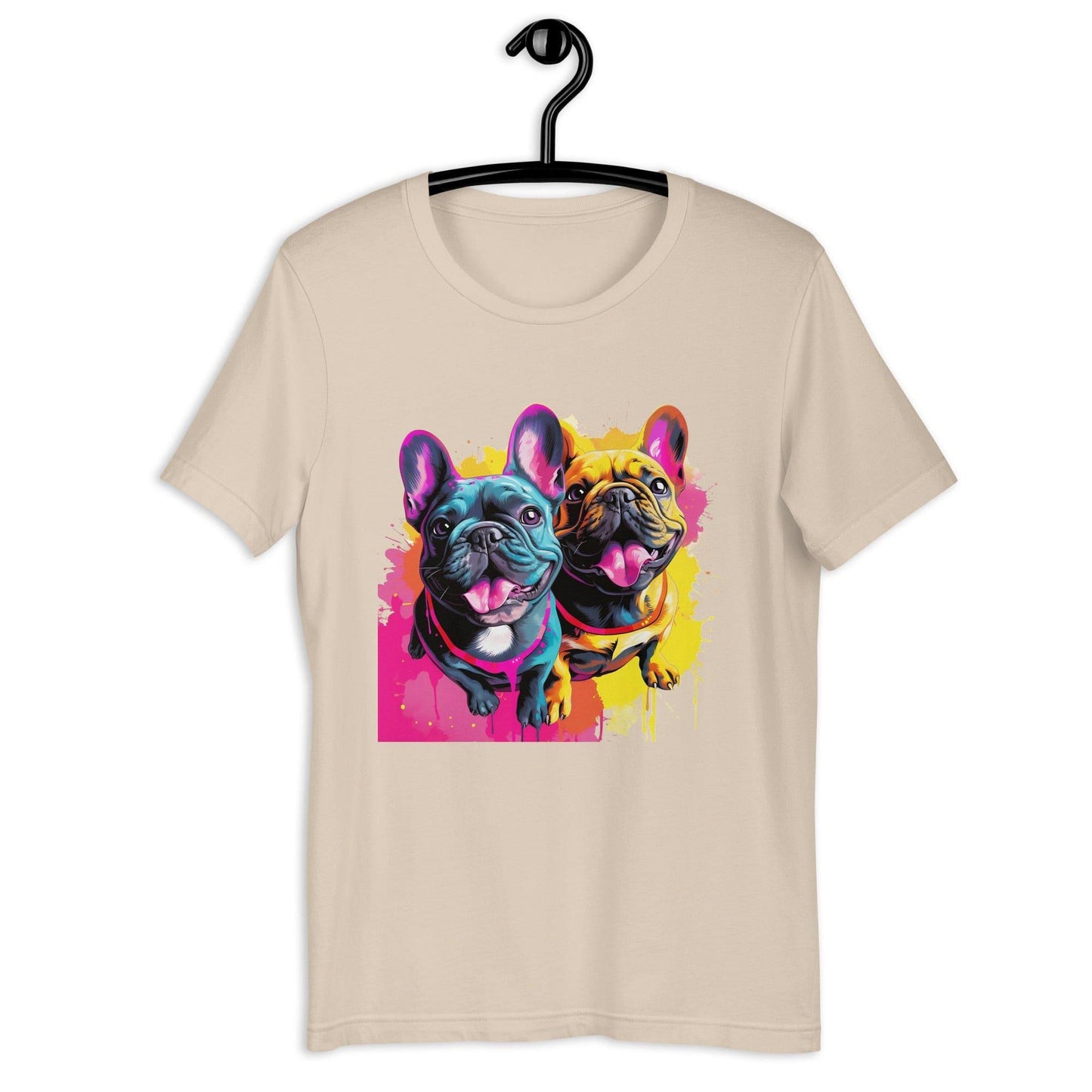 French Bulldog Playful Duo - Unisex t-shirt