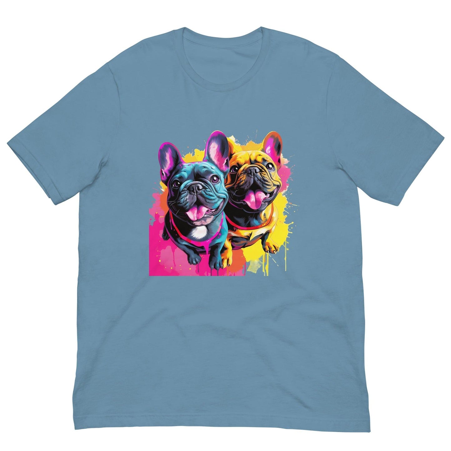 French Bulldog Playful Duo - Unisex t-shirt