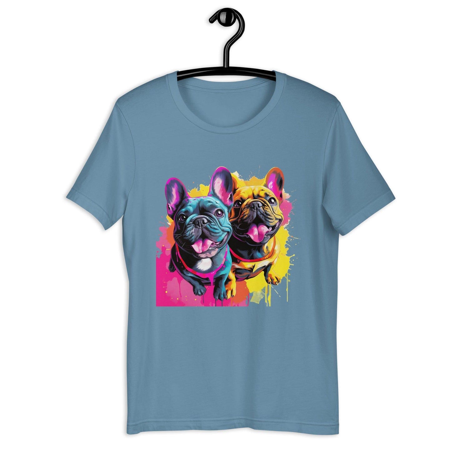 French Bulldog Playful Duo - Unisex t-shirt