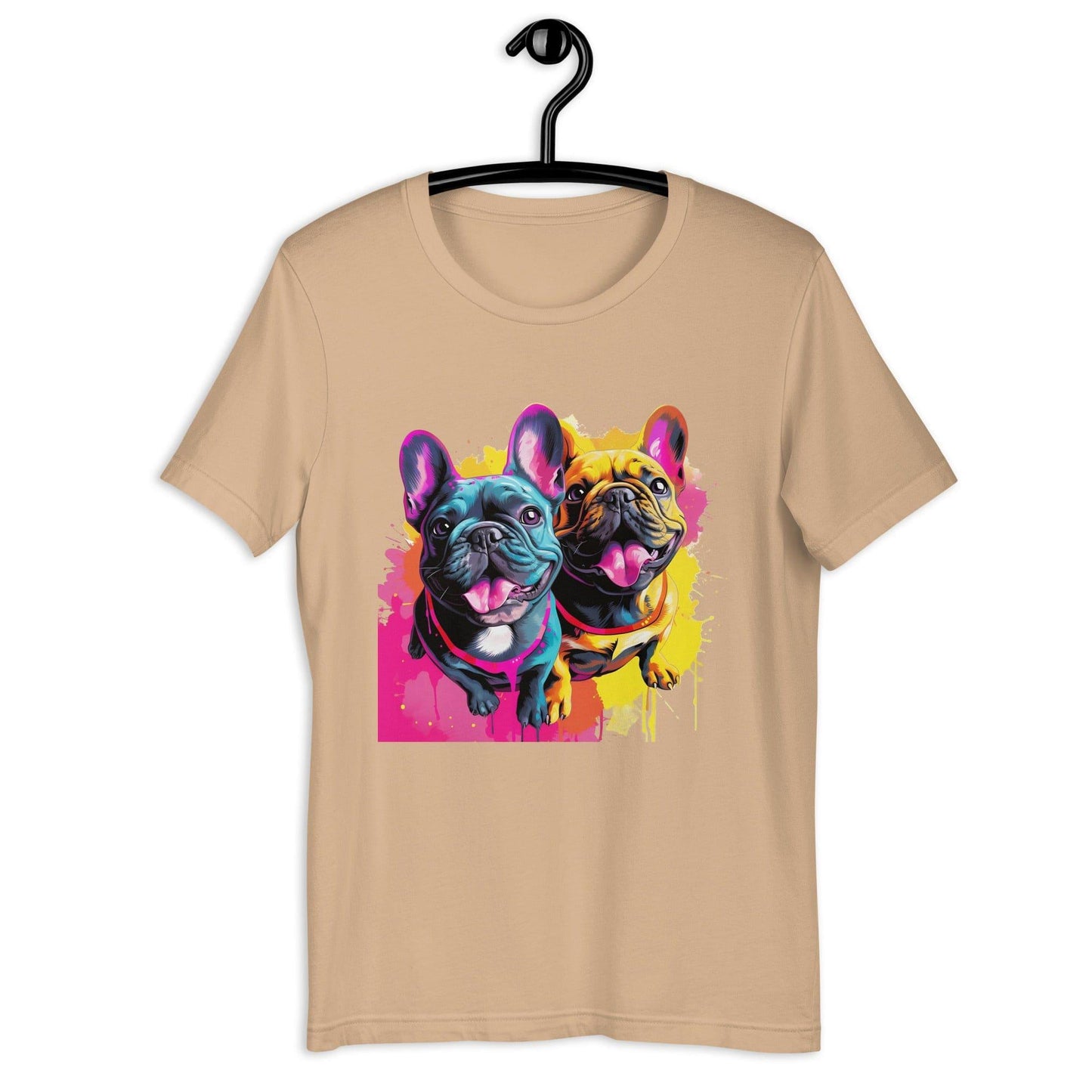 French Bulldog Playful Duo - Unisex t-shirt