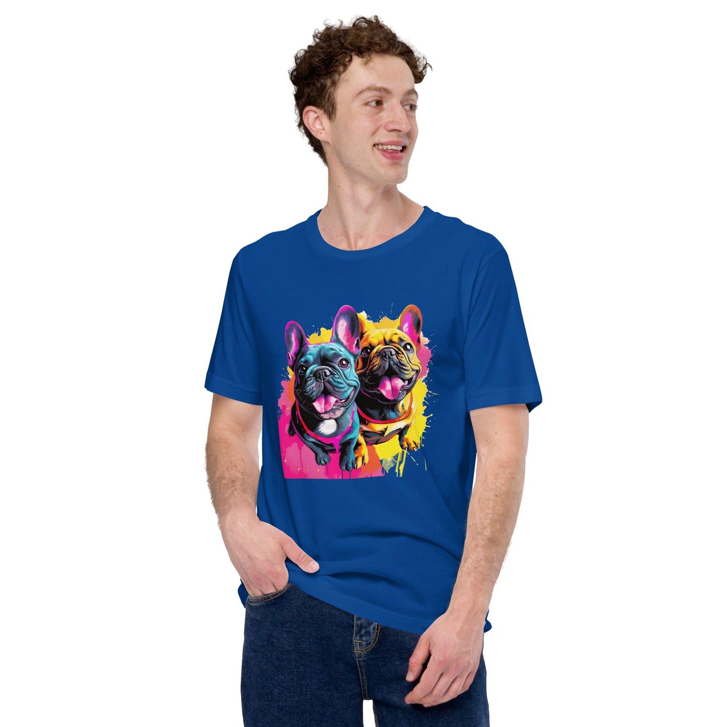 French Bulldog Playful Duo - Unisex t-shirt - Frenchie Emporium