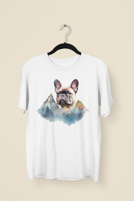Peaks and Paws French Bulldog - Unisex T-Shirt