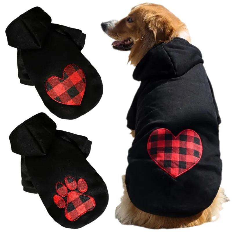 French Bulldog Autumn Hoodie "Love or Paw" - Frenchie Emporium