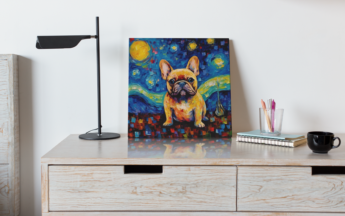 Frenchie Twilight Reverie - Canvas